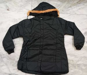 New WoMen Black Bomber Jacket