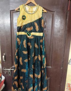 Yellow Embroidered Dress