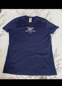 Reebok Men Navy Blue Prime Brand LogoPrint Sustai