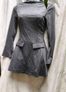 18318. Stylish Grey Mini Dress