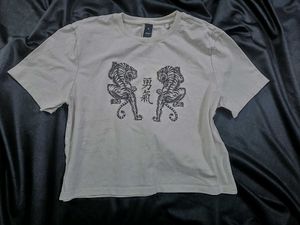 Cropped Graphic Tee