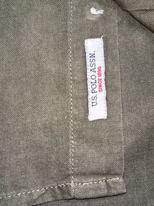 U.S. Polo Assn. Olive Shirt New