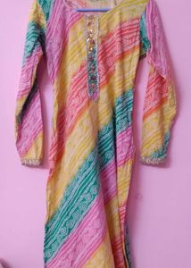 Bandhani Print Kurti🌈