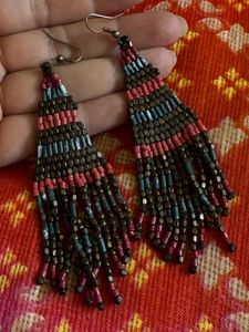 Multicolored Beaded Earrings