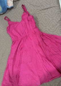 Zudio Pink flare dress