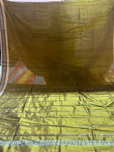 Pure silk kanjivaram in mehndi green