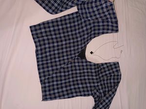Blue Stripe Top 🤍