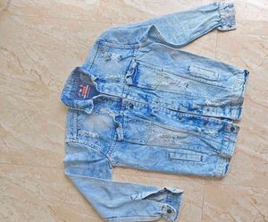 Distressed Denim Jacket