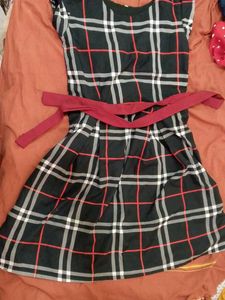 Chic Plaid Fit &amp; Flare Dress