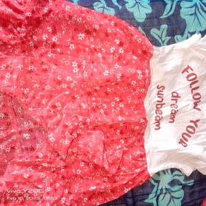 Unused Pink 💕 Beautiful Frock