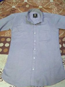 Men’s Light Grey Cotton Shirt