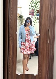 COMBO NewMe Floral Dress And Urbanic Tshirt