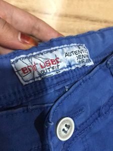 Blue Women Jeans Authetic Denim Wear