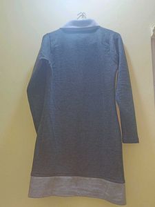 Grey Woolen Kurta For Women