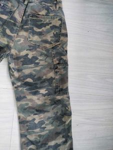 Camo Print Pants(Military Denim)