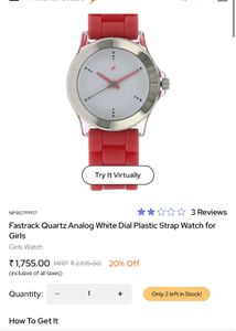 Fastrack Quartz Analog Plastic Strap Watch
