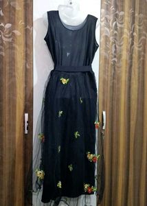 Black Floral Dress