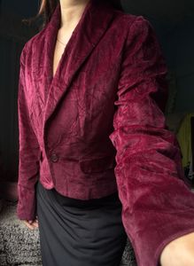 Deep Maroon Blazer