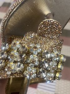Sandle With Golden Work