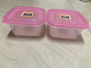 REVA Pink Food Containers - Set of 2