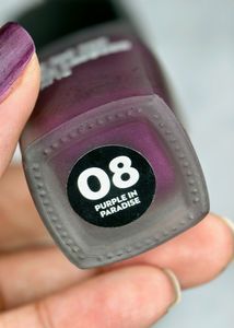 Sugar Nail Lacquer Matte 08 Purple In Paradise