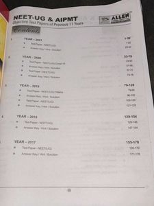 NEET-UG &amp; AIPMT Test Papers - Allen Institute