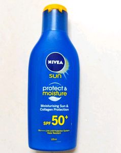 NIVEA SUNSCREEN SPF 50/ PROTECT AND MOISTURE.