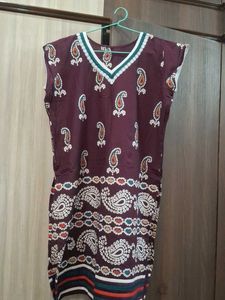 Paisley Print Dress