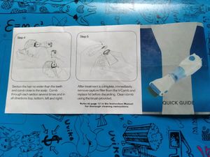 Comb. Vacuum. Eliminate Head Lice And Eggs