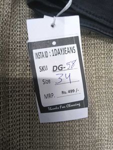 DG58 Size-34 Slim Jeans