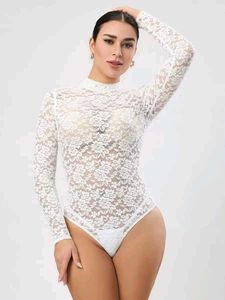 Fancy Lace Bodysuit Free Size Fit For S,M,L