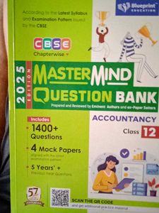 Mastermind Question Bank 2025 - Accountancy Class