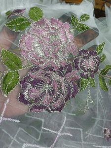 net dupatta with frillls