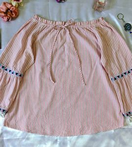 PINK CHECKED TOP