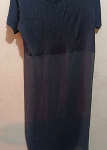 Half Net See-through Kurti
