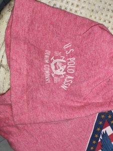 U.S. Polo Assn. Pink Tee