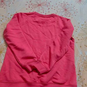 Pink Crewneck Winter T Shirt