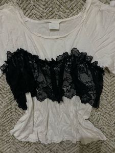 2 Fancy Lace Tops Combo 🩷