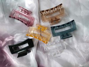Hair Claw Clip Set Of 2 Transparent