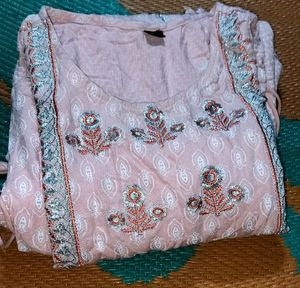 Baby Pink Anarkali For Women