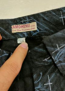 Black Shirt Khadi