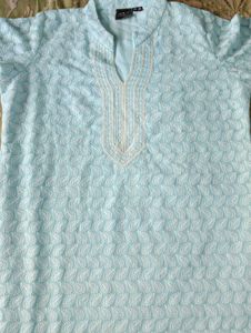 ChickenKari Blue Kurta
