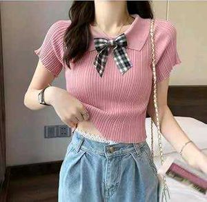 Cute Bow Detail Top