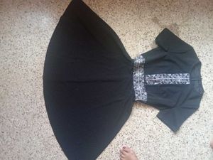 Black Lace Detailed Dress