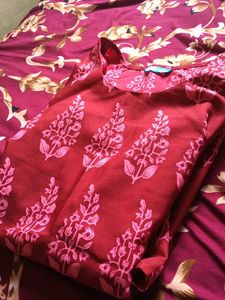 Red Printed Kurti