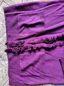 Purple Cardigan
