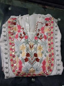 Elegant Embroidered Kurta Set