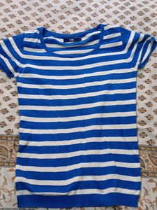 Blue White Tshirt