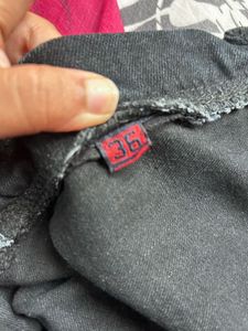 Women Black Wide-Leg Jeans