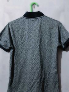 Patterned Polo Shirt